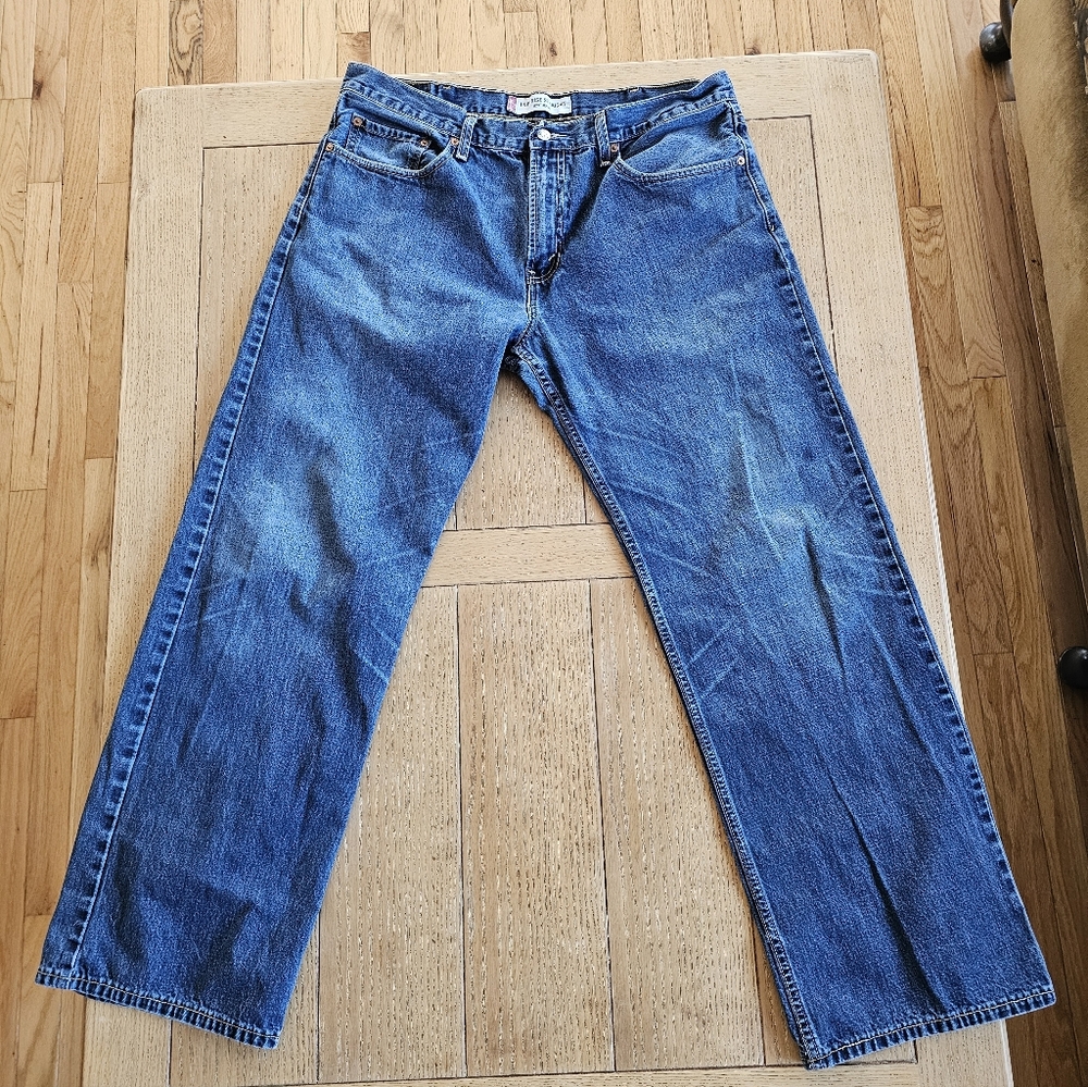 Levi's Relaxed Fit Blue Jeans 38x34